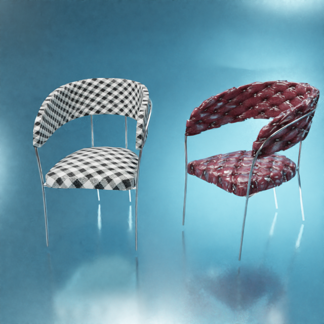 Chair 3D Модель .c4d .max .obj .3ds .fbx .stl .blend 
