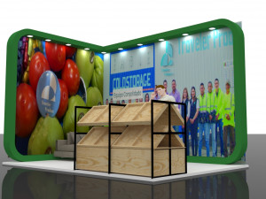 Display en esquina 3D 模型