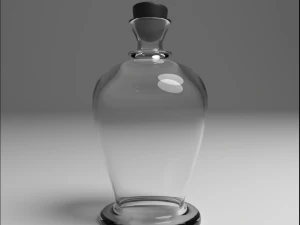 Glazen fles 3D Model
