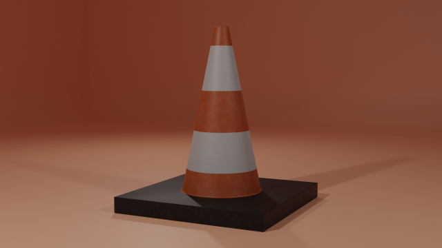 Traffic cone 3D 모델 .c4d .max .obj .3ds .fbx .stl .blend 