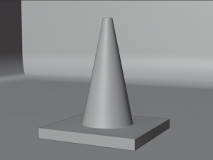 Traffic cone 3D 모델
