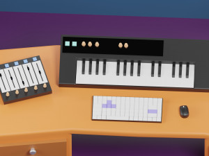 Recording studio Modello 3D
