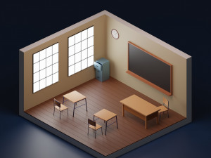 Class room 3D Model