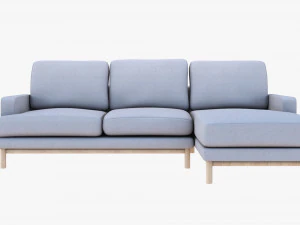 ДИВАН ШЕЗЕЛЬ МК 3D Модель