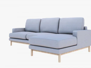 SOFA CHAISE LOUNGE MK 3D Model