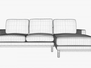 SOFA CHAISE LOUNGE MK 3D-Modell