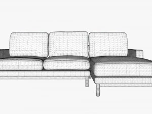 SOFA CHAISE LOUNGE MK 3D Model