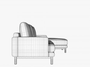 SOFA CHAISE LOUNGE MK 3D-Modell