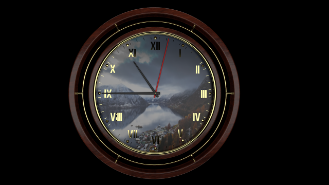 Wall Clock 3Dモデル .c4d .max .obj .3ds .fbx .stl .blend 