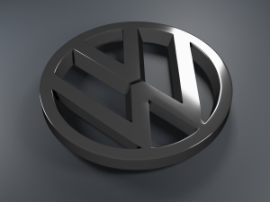 Volkswagen Logo Emblem 3D-Modell