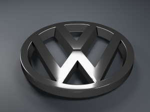 Volkswagen Logo Emblem 3D-Modell