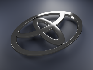 トヨタロゴエンブレム 3Dモデル