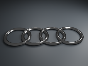 Audi Logo Emblem 3D 模型