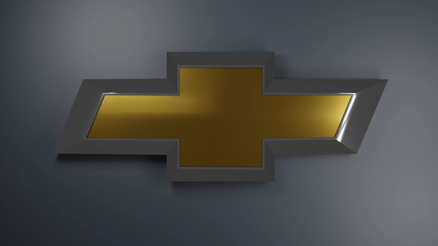 Chevrolet Logo Emblem 3D Model .c4d .max .obj .3ds .fbx .stl .blend 