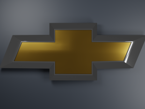 Chevrolet Logo Emblem 3D Model
