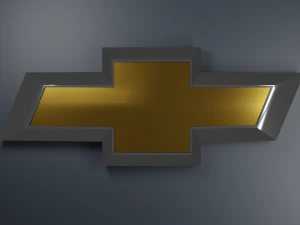 Emblema del logo Chevrolet Modello 3D