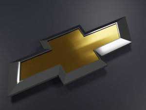 Chevrolet Logo Emblem 3D Модель