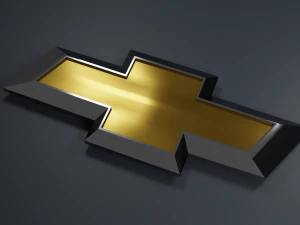 Chevrolet Logo Emblem 3D Model