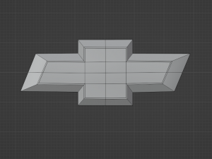 Chevrolet Logo Emblem 3D Модель
