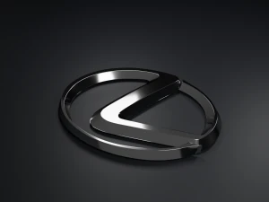 Lexus Logo Emblem 3D Model