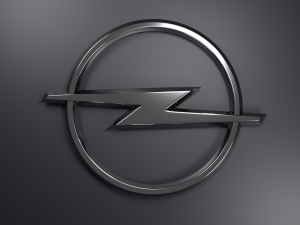 Opel Logo Emblem 3D Model