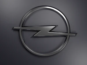Lambang Logo Opel Model 3D