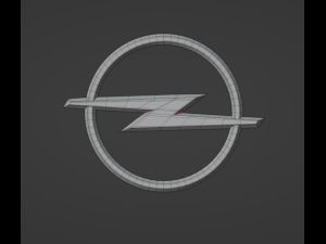 Opel Logo Emblem 3D मॉडल