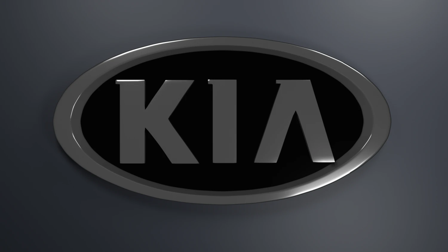 Kia Logo Emblem 3D Model .c4d .max .obj .3ds .fbx .stl .blend