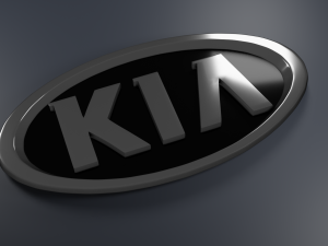 Kia Logo Emblem 3Dモデル