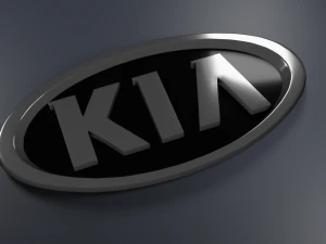 Kia Logo Emblem 3D Model