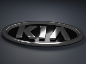 Kia Logo Emblem 3Dモデル