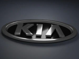 Kia Logo Emblem 3D Model