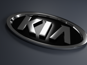 Kia Logo Emblem 3Dモデル