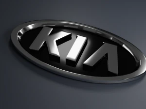 Kia Logo Emblem 3D Model