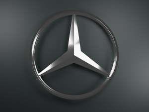 Mersedes Logo Emblem 3D 模型