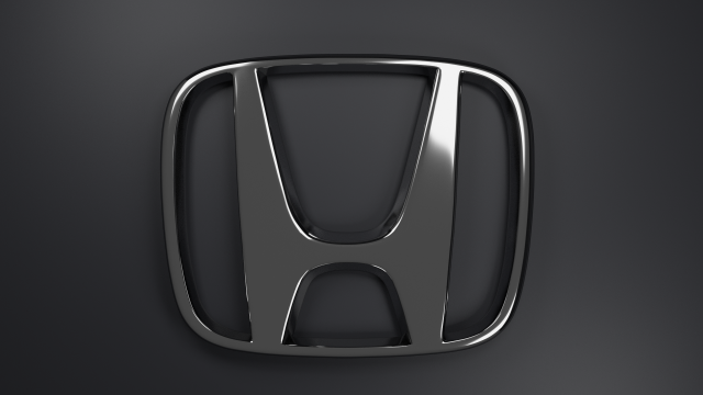 Honda Logo Emblem 3D Model .c4d .max .obj .3ds .fbx .lwo .lw .lws
