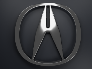 Acura Logo Emblem 3D 模型