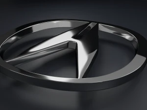 Acura Logo Emblem 3D Model