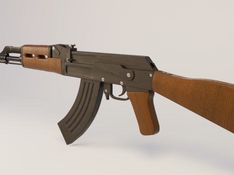 AK 47 3D 모델