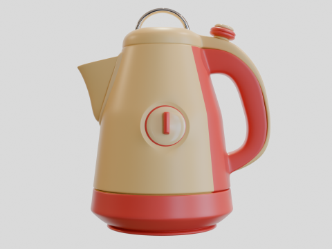 Futuristic Teapot 1 3D 模型