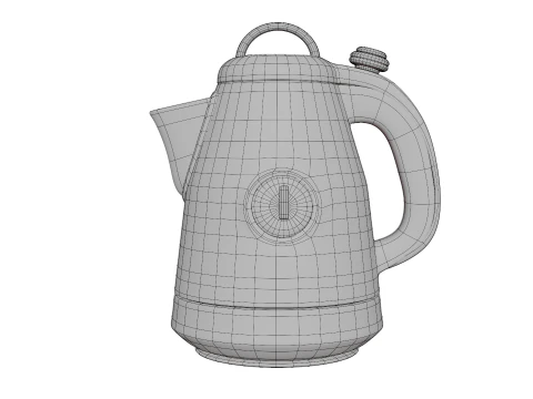 Futuristic Teapot 1 3D Model
