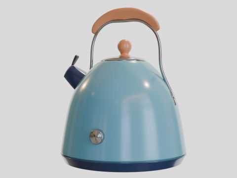 Futuristic Teapot 2 3D Model