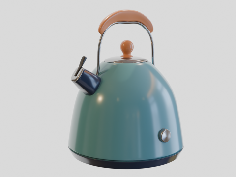 Futuristic Teapot 2 3D Model