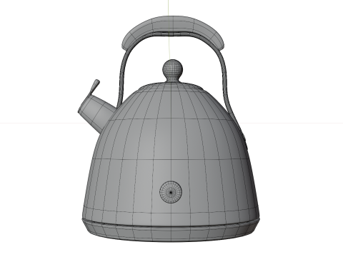 Futuristic Teapot 2 3D Model