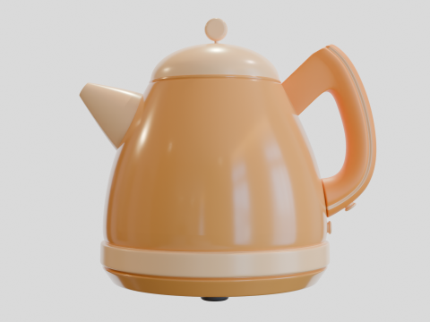 Futuristic Teapot 3 3D 模型