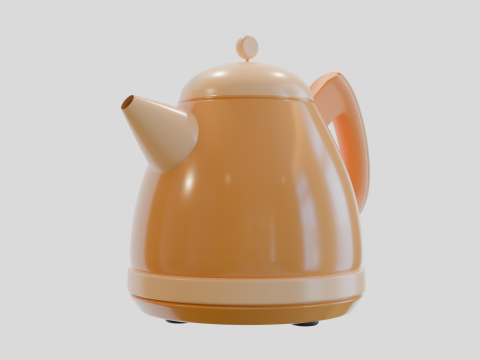 Futuristic Teapot 3 3Dモデル