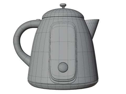 Futuristic Teapot 4 3D Model
