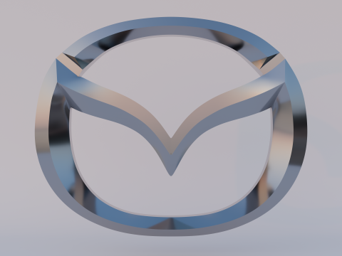 Mazda Logo Emblem 3D 模型