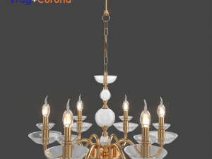 Лоратті 6 ламп 3D Модель