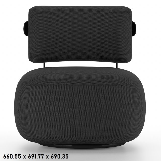 PierrebyFlouArmchair Modello 3D .c4d .max .obj .3ds .fbx .stl .blend 